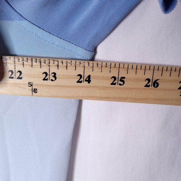 Stitch Polo Shirt Mens M/L Blue Colorblock Golf Performance - Picture 7 of 11